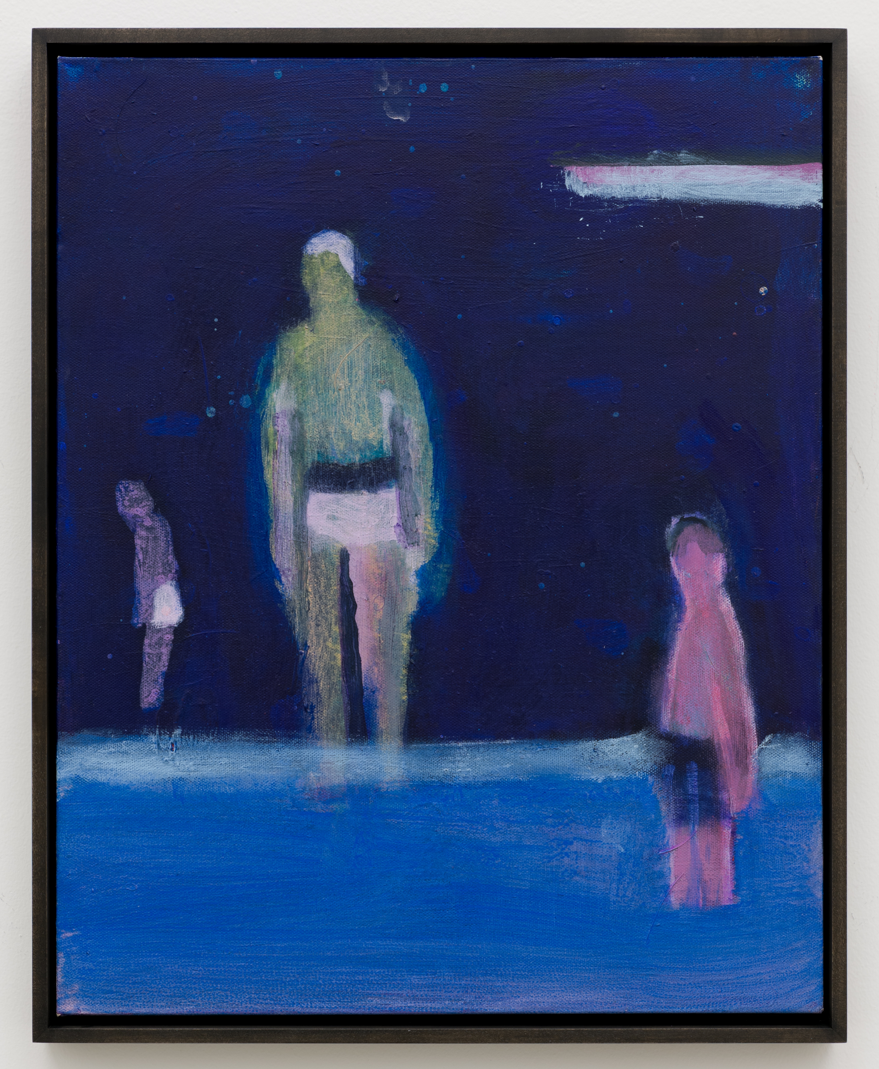 Katherine Bradford,&amp;nbsp;Dark Swim, 2021;&amp;nbsp;acrylic on canvas,&amp;nbsp;20h x 16w in,&amp;nbsp;50.80h x 40.64w cm

Inquire